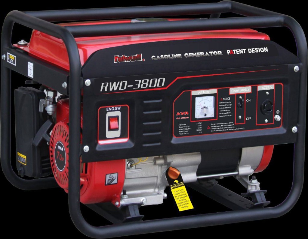 Benzin Generator 2,2kW - Ruiwudi RWD-3800E
